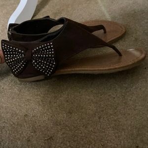 Bedazzled thong sandals